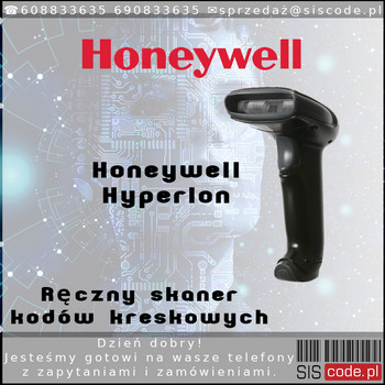 Ręczny skaner kodów kreskowych Honeywell Hyperion 1300g
