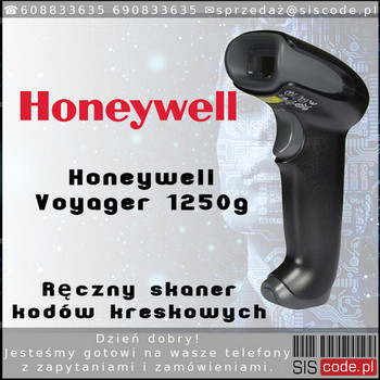 Ręczny skaner kodów kreskowych Honeywell Voyager 1250g