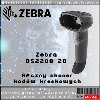 Bezprzewodowy skaner kodów kreskowych Zebra DS2278