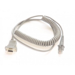 Kabel RS232 do skanerów Datalogic, sprężynowy, 2m, męski