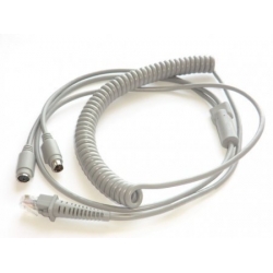 Kabel IBM do skanerów Datalogic, sprężynowy, 1,8m