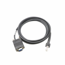 Kabel RS232 do skanerów Zebra, sprężynowy, 2,8m