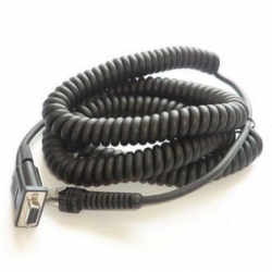 Kabel RS232 do skanerów Datalogic, sprężynowy, 7,6m, żeński