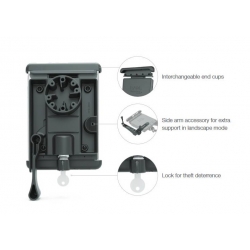 Sprężynowo zaciskowy uchwyt Z BLOKADĄ NA KLUCZ do tabletów 7-8